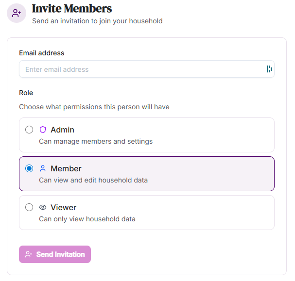 Household members in Oosby - invite your partner, flatmate, or family